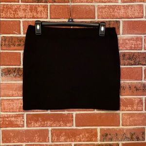 “Ambiance Apparel” black, fitted mini skirt